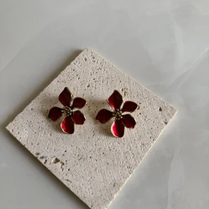 Ruby Bloom Earrings
