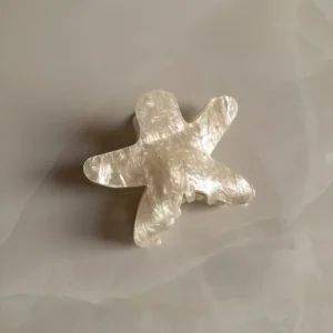 Estelle White Hair Clip